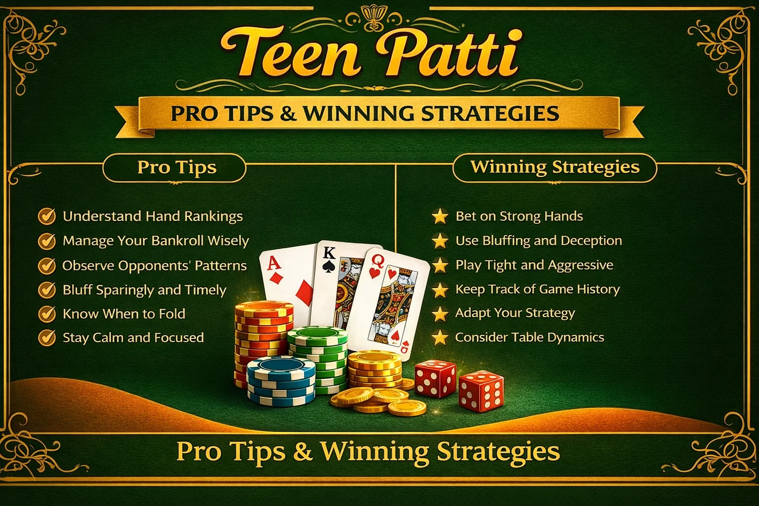 Teen Patti Master Old Version Tips, Tricks & Strategies